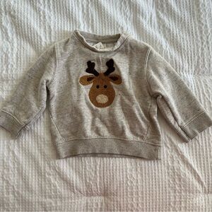 Zara baby reindeer sweatshirt